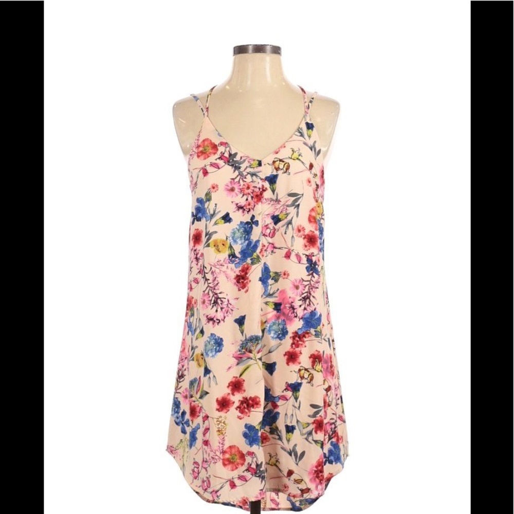 ASTR pink floral dress